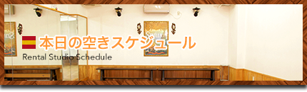 本日の空きスケジュール